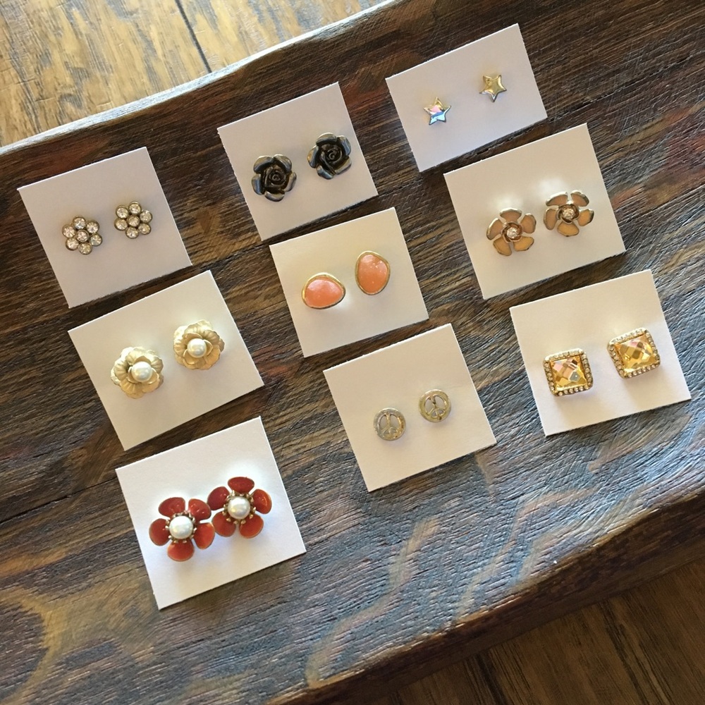 Assorted Stud Earrings - image 1